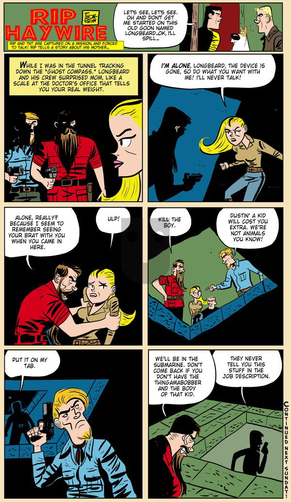 Rip Haywire on Sunday July 28, 2013 Comic Strip