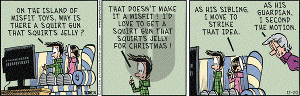 Grand Avenue on Thursday December 20, 2018 Comic Strip