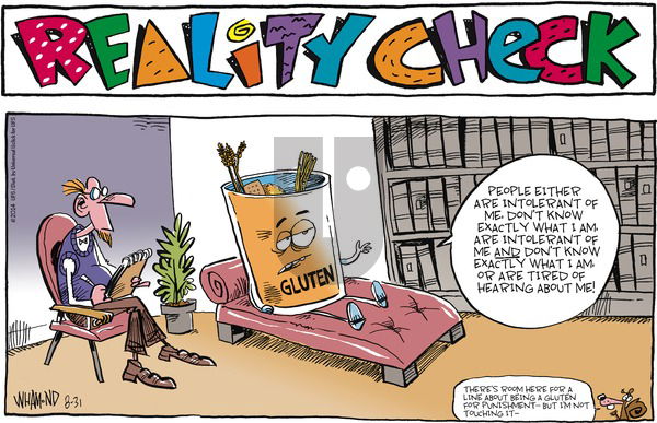 Reality Check on Sunday August 31, 2014 Comic Strip