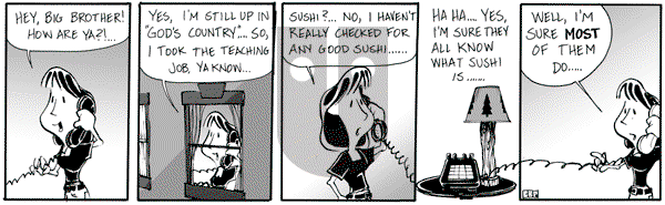 Barkeater Lake on Tuesday June 12, 2007 Comic Strip