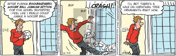 Cleats - Saturday December 27, 2008 Comic Strip