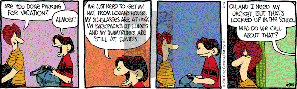 The Buckets on Monday August 16, 2010 Comic Strip