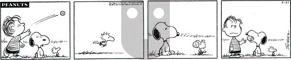 Peanuts - Saturday February 27, 1971 Comic Strip