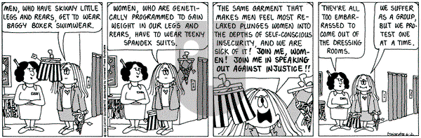 Cathy Classics on Thursday June 2, 1994 Comic Strip