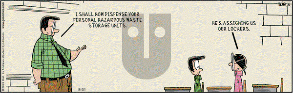 Grand Avenue on Thursday August 31, 2023 Comic Strip