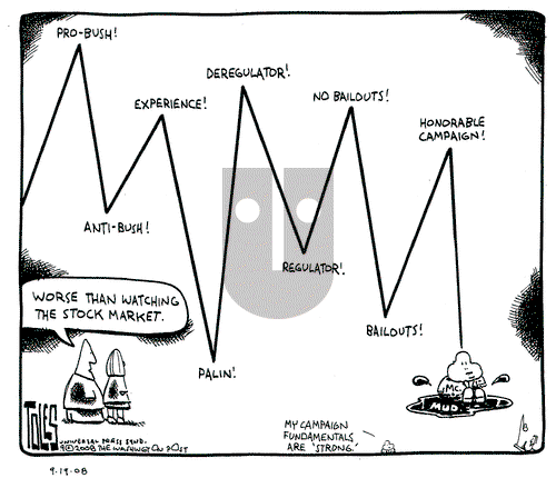 Tom Toles on Friday September 19, 2008 Comic Strip