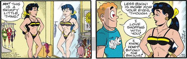 Nancy on Tuesday July 5, 2016 Comic Strip