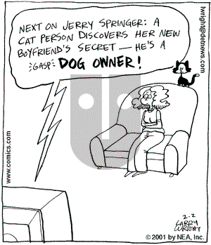 Kit 'N' Carlyle on Friday February 2, 2001 Comic Strip