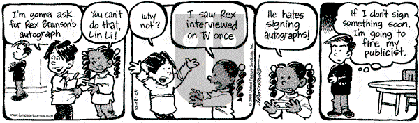 JumpStart on Wednesday October 18, 2000 Comic Strip
