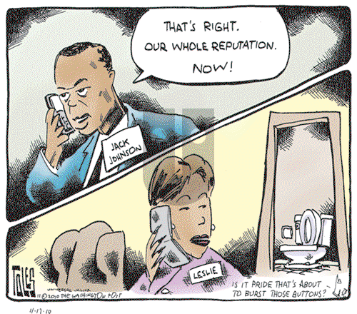 Tom Toles - Wednesday November 17, 2010 Comic Strip