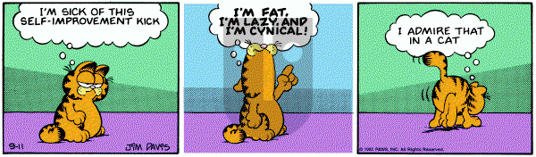 Garfield on Saturday September 11, 1982 Comic Strip