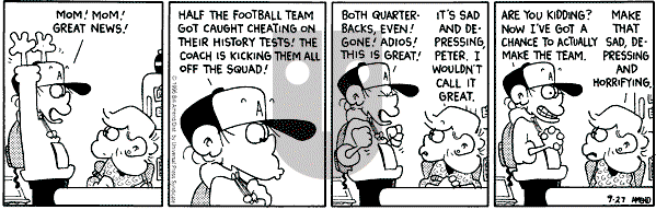 FoxTrot on Monday September 27, 1999 Comic Strip