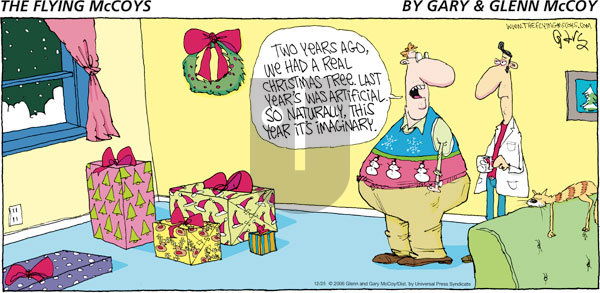 The Flying McCoys on Sunday December 25, 2011 Comic Strip