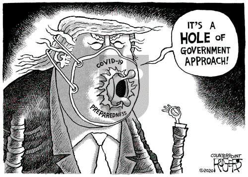 Rob Rogers on Wednesday March 25, 2020 Comic Strip