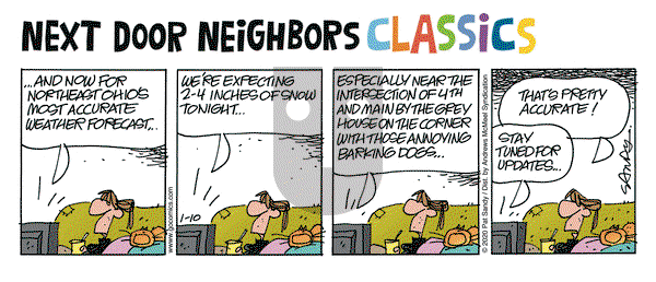 Next Door Neighbors - Saturday December 30, 2023 Comic Strip