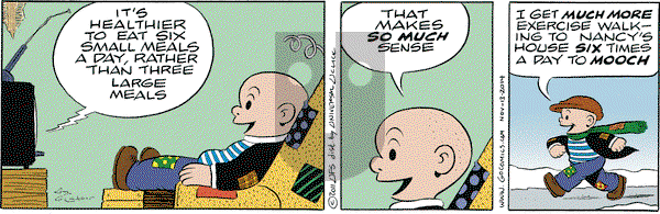 Nancy on Thursday November 13, 2014 Comic Strip