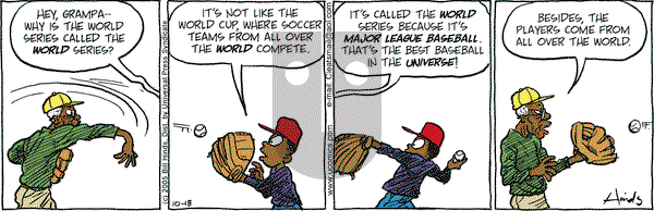 Cleats on Tuesday October 18, 2005 Comic Strip