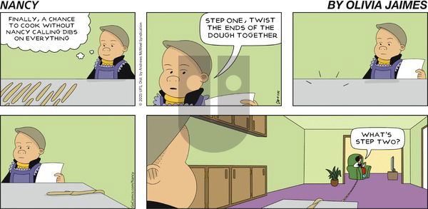 Nancy on Sunday April 13, 2025 Comic Strip
