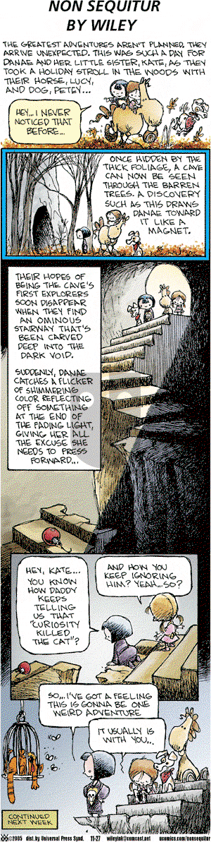 Non Sequitur on Sunday November 27, 2005 Comic Strip