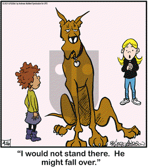 Marmaduke on Friday April 16, 2021 Comic Strip