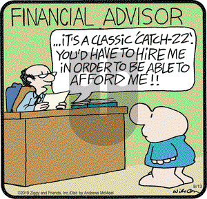 Ziggy on Tuesday August 13, 2019 Comic Strip