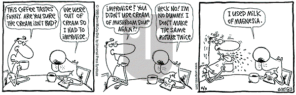 The Duplex on Tuesday February 3, 1998 Comic Strip