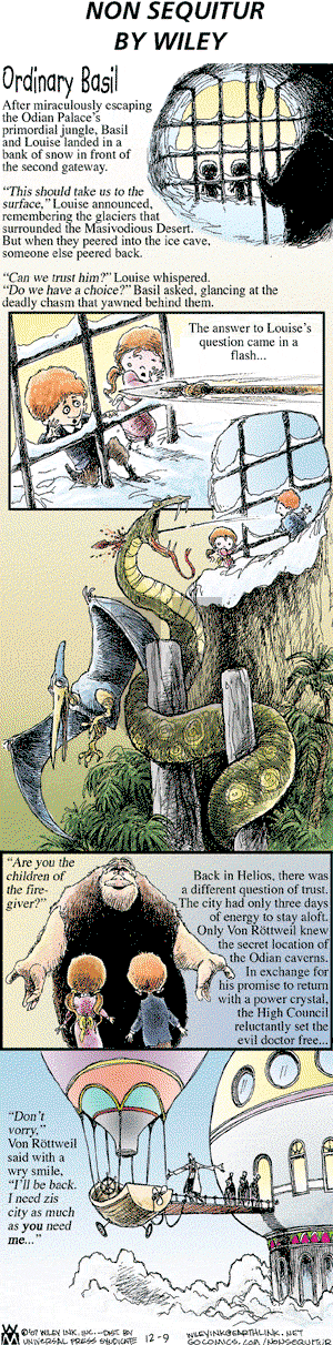 Non Sequitur on Sunday December 9, 2007 Comic Strip