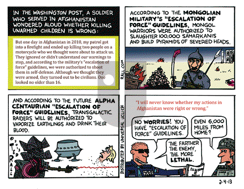 Ted Rall on Monday February 4, 2013 Comic Strip