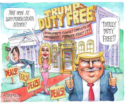 Matt Wuerker on Wednesday May 10, 2017 Comic Strip