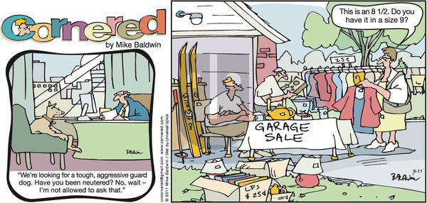 Cornered on Sunday September 11, 2011 Comic Strip