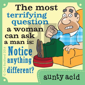 Aunty Acid on Wednesday August 6, 2014 Comic Strip