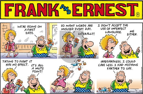 Frank and Ernest on Sunday August 9, 2020 Comic Strip