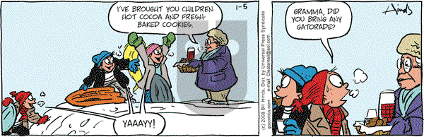 Cleats on Saturday January 5, 2008 Comic Strip