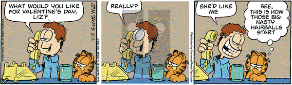 Garfield on Monday February 11, 2008 Comic Strip