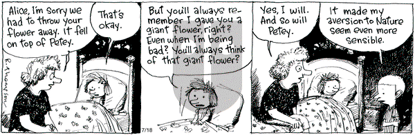 Cul de Sac on Friday July 18, 2008 Comic Strip