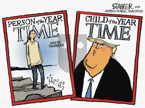Jeff Stahler on Sunday December 15, 2019 Comic Strip
