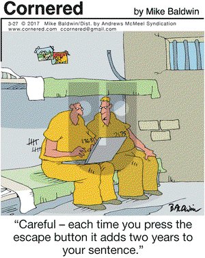 Cornered on Monday March 27, 2017 Comic Strip