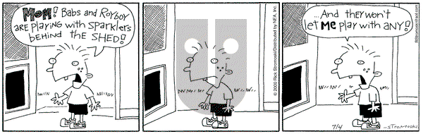 Soup to Nutz - Old on Tuesday July 4, 2000 Comic Strip