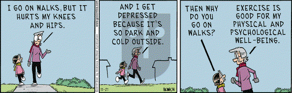 Grand Avenue on Thursday November 21, 2019 Comic Strip