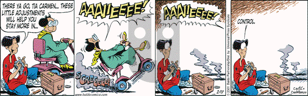 Baldo on Saturday February 17, 2001 Comic Strip