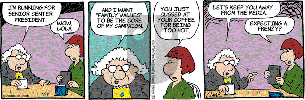 Lola on Monday January 18, 2016 Comic Strip