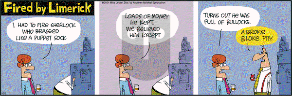 Mike du Jour - Saturday October 5, 2024 Comic Strip