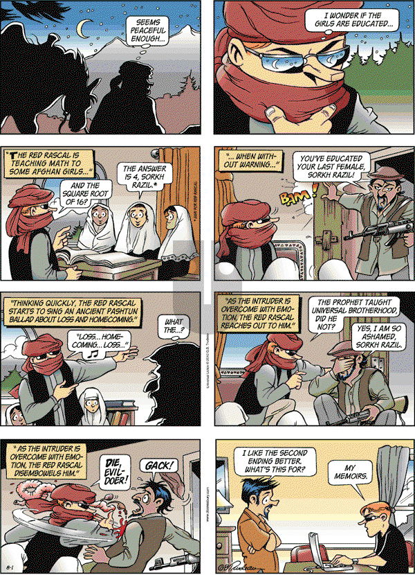 Doonesbury on Sunday August 1, 2010 Comic Strip