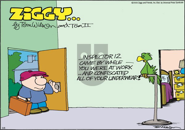 Ziggy on Sunday March 8, 2009 Comic Strip