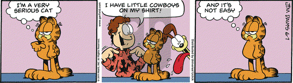 Garfield - Tuesday June 7, 2011 Comic Strip