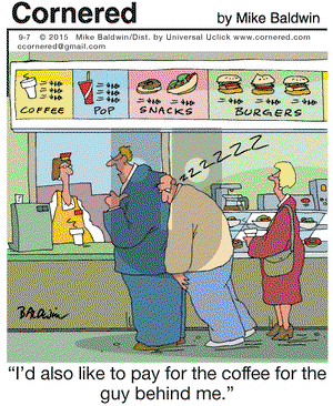 Cornered on Monday September 7, 2015 Comic Strip