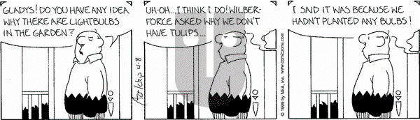 The Born Loser on Thursday April 8, 1999 Comic Strip