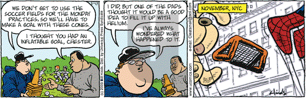 Cleats on Monday March 17, 2003 Comic Strip