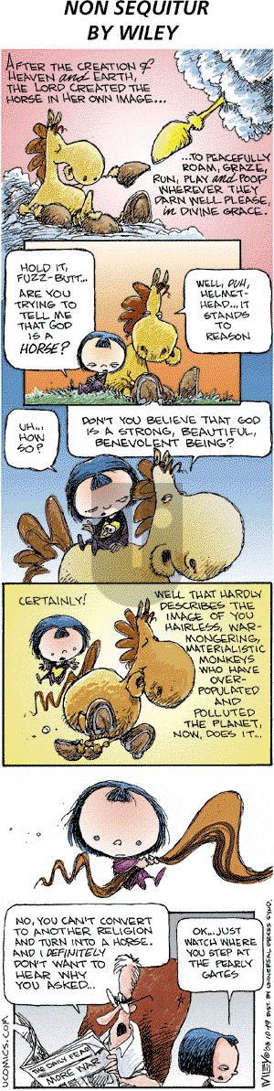 Non Sequitur on Sunday October 19, 2003 Comic Strip