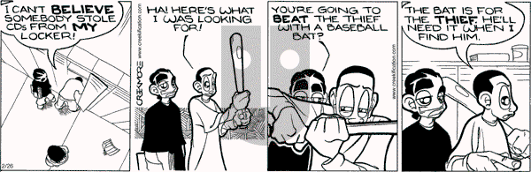 Maintaining on Tuesday February 26, 2008 Comic Strip